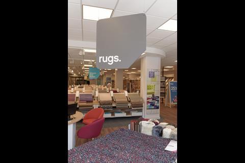 The more contemporary feel of the new logo is also evident in-store